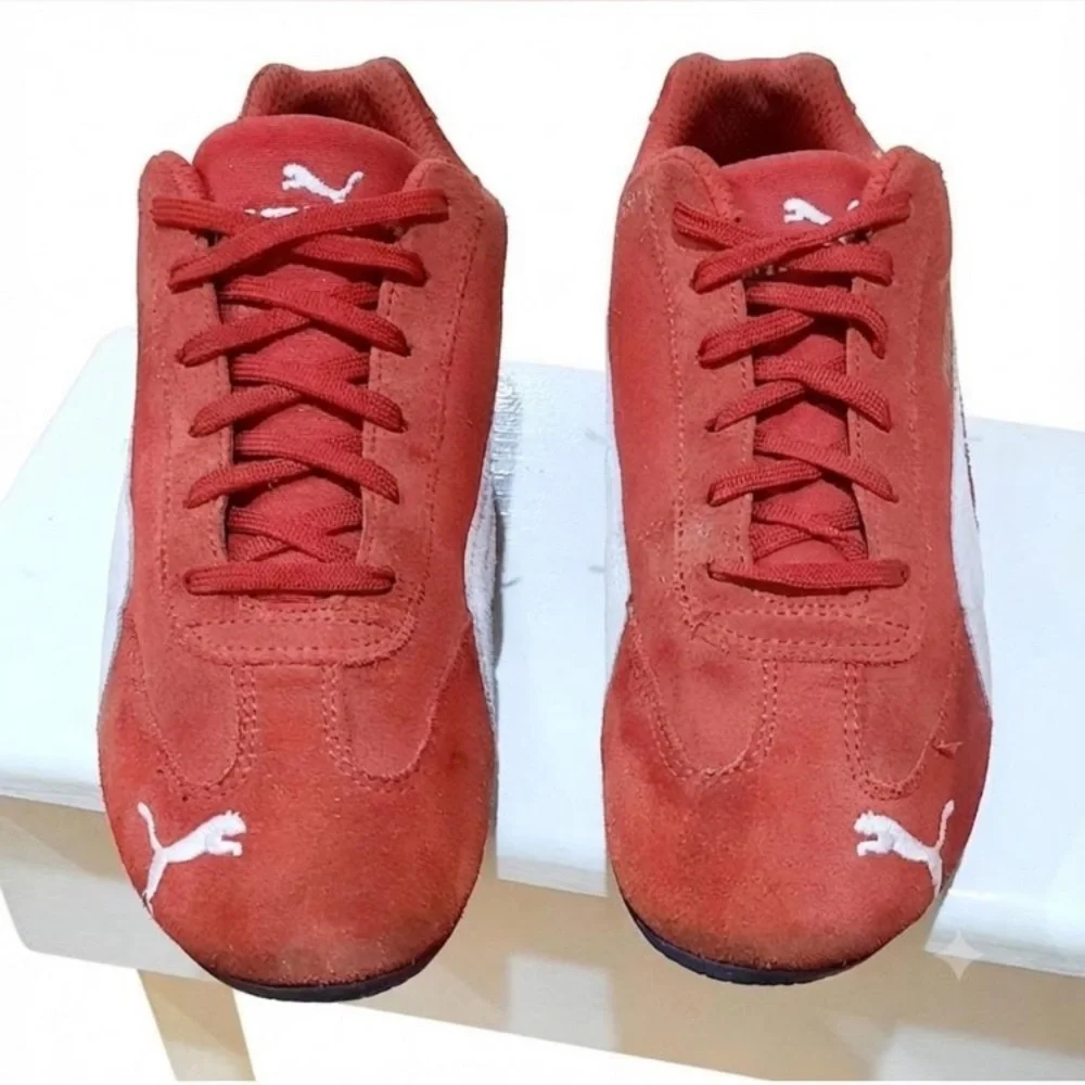 Puma Speedcat Red Suede Sneakers
